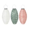 Solar barok lampion - wit - ø20x42 cm