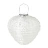 Solar barok lampion - wit - ø28x30 cm