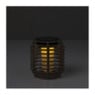 Solar lantaarn rond - bruin - ø10.5x10.5 cm