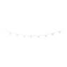Slinger met 10 solar lampjes - wit - 4 meter