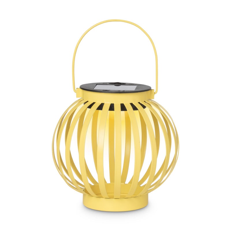 Solar tuinlantaarn Max - geel - ⌀12,5x11,5 cm