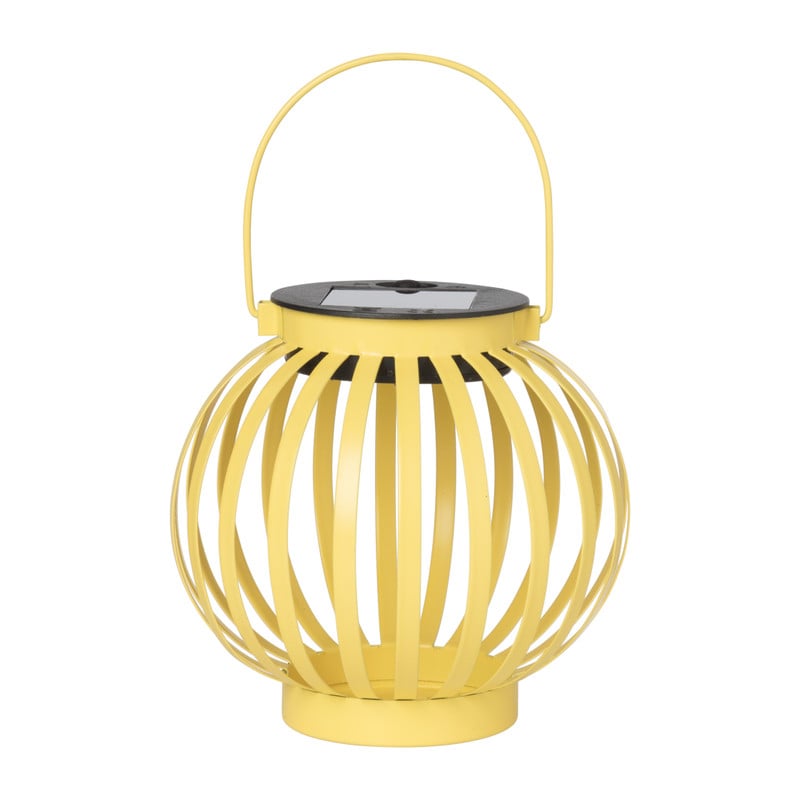 Solar tuinlantaarn Max - geel - ⌀12,5x11,5 cm
