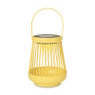 Solar tuinlantaarn Renza - geel - ⌀13x16 cm
