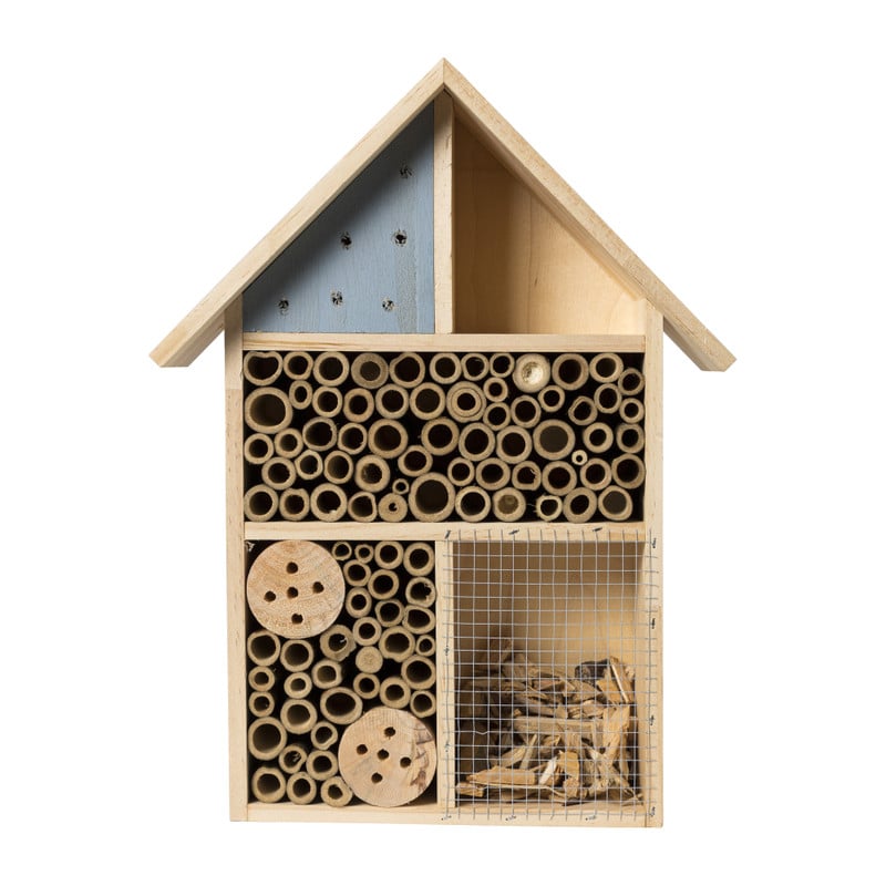Insectenhotel - hout - 29x9x38 cm
