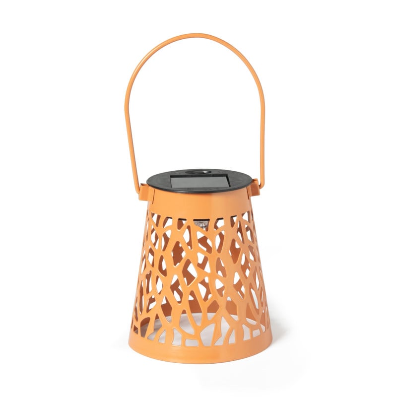 Solar hanglampje - oranje - ø9x10 cm