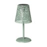 Solar tuinlamp op voet - groen - ø13x28 cm