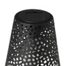 Solar tuinlamp op voet - zwart - ø13x28 cm