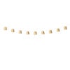 Slinger met 10 solar lampjes - bruin - 335 cm