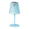 Solar tuinlamp op voet - blauw - ø13x28 cm