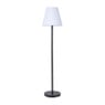 Solar USB vloerlamp - wit/zwart - ø34x147 cm