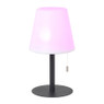 LED tafellamp USB - wit/zwart - ø16.5x21 cm