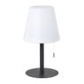 LED tafellamp USB - wit/zwart - ø16.5x21 cm