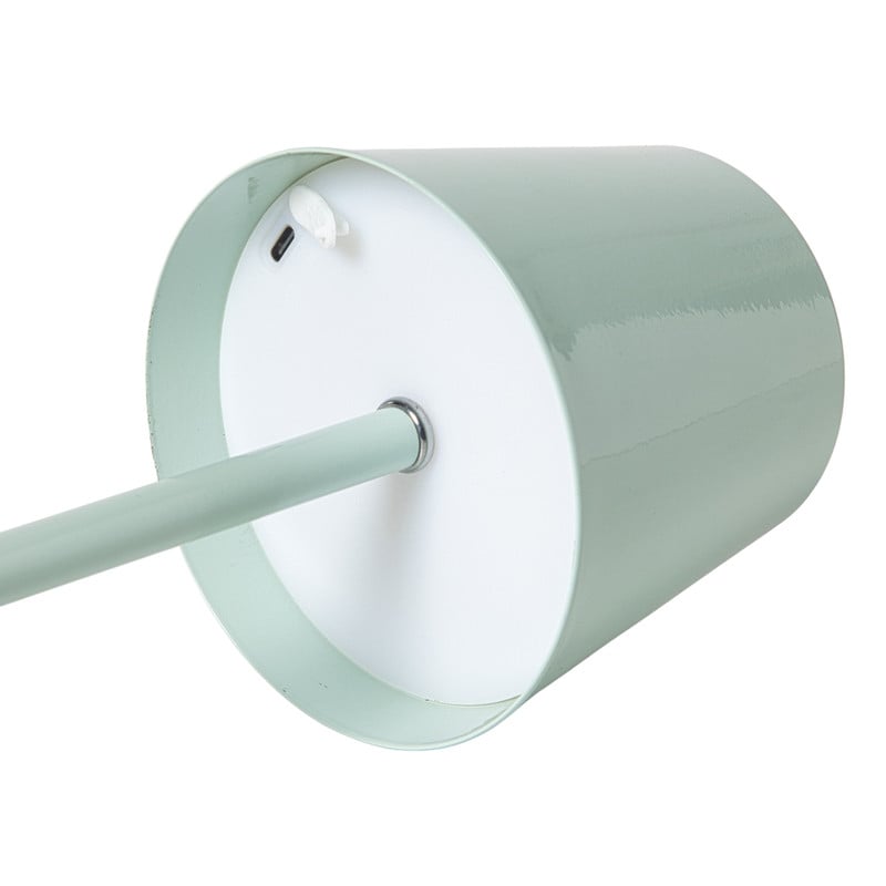LED tafellamp USB - groen - ø10.5x35 cm