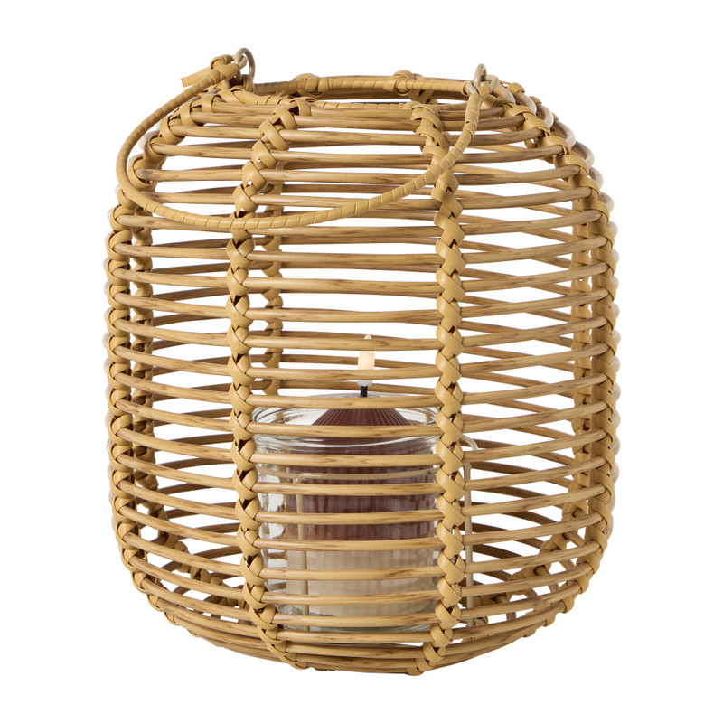 Lantaarn ringen - bruin - ø24x26 cm