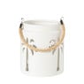 Lantaarn palmboom klein - beige - ø13x15 cm