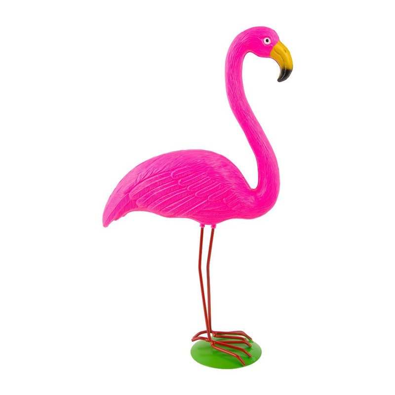 Tuinflamingo - roze - 51 cm