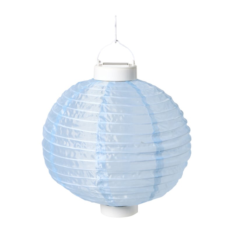 Solar tuinlampion - blauw - ø25 cm