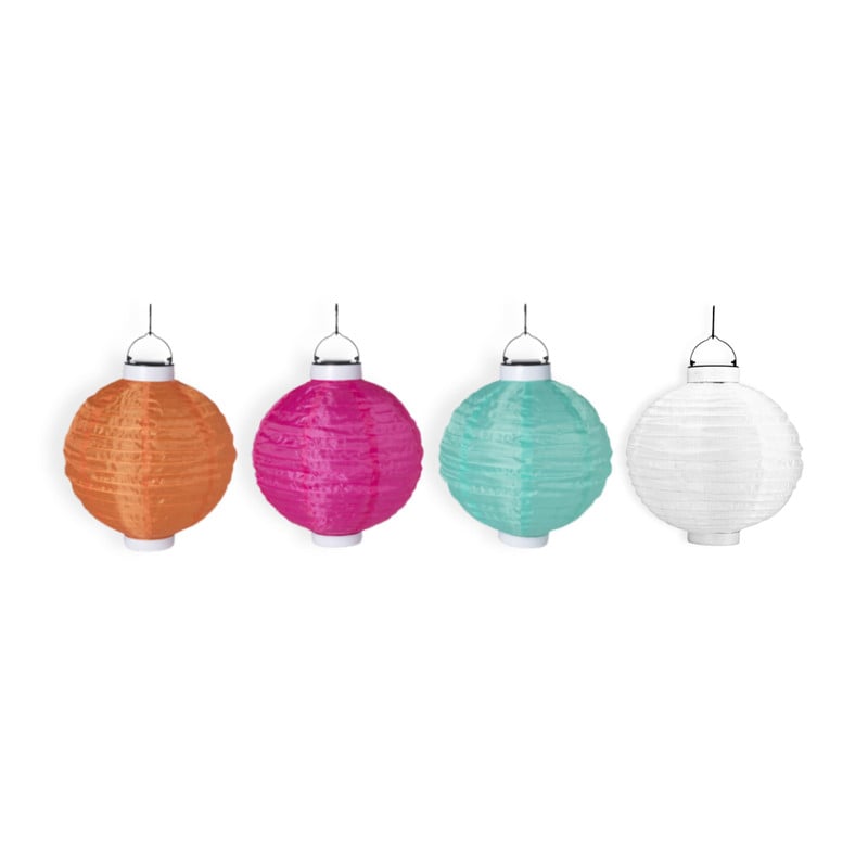 Solar tuinlampion - oranje - ø25 cm