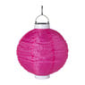 Solar tuinlampion - roze - ø25 cm