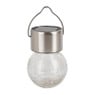 Mini solar hanglampje craquele - ø6x9 cm