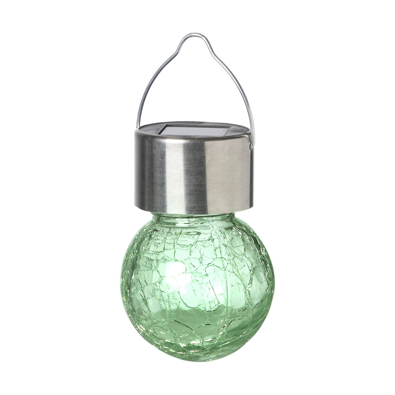 Solar hanglampje - groen - ø6x9 cm