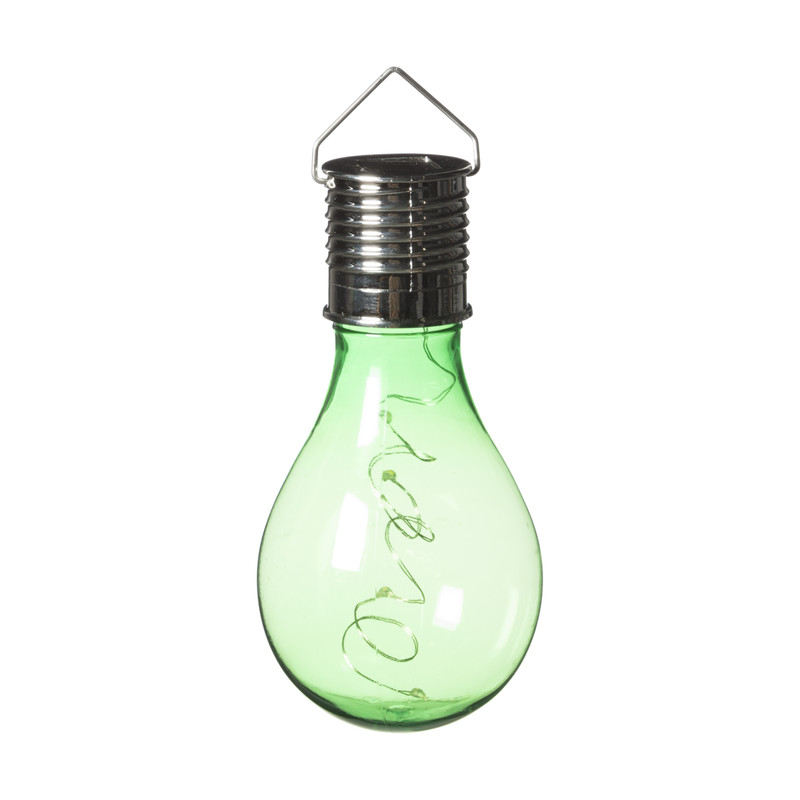 Solar gloeilamp - diverse kleuren - ⌀8x15 cm