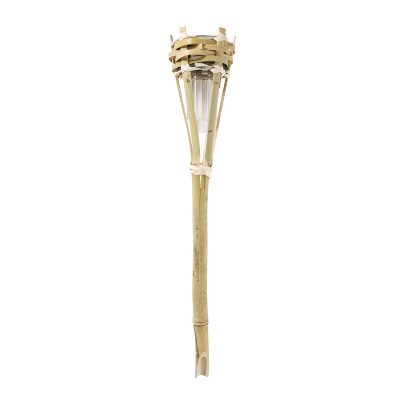 Solar tuinfakkel bamboe - 38 cm