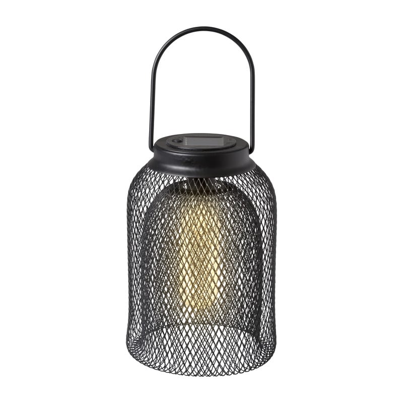 Solar hanglamp - zwart - ⌀16x12 cm