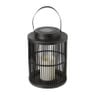Solar lantaarn met LED kaars - diverse - 18x18x24 cm
