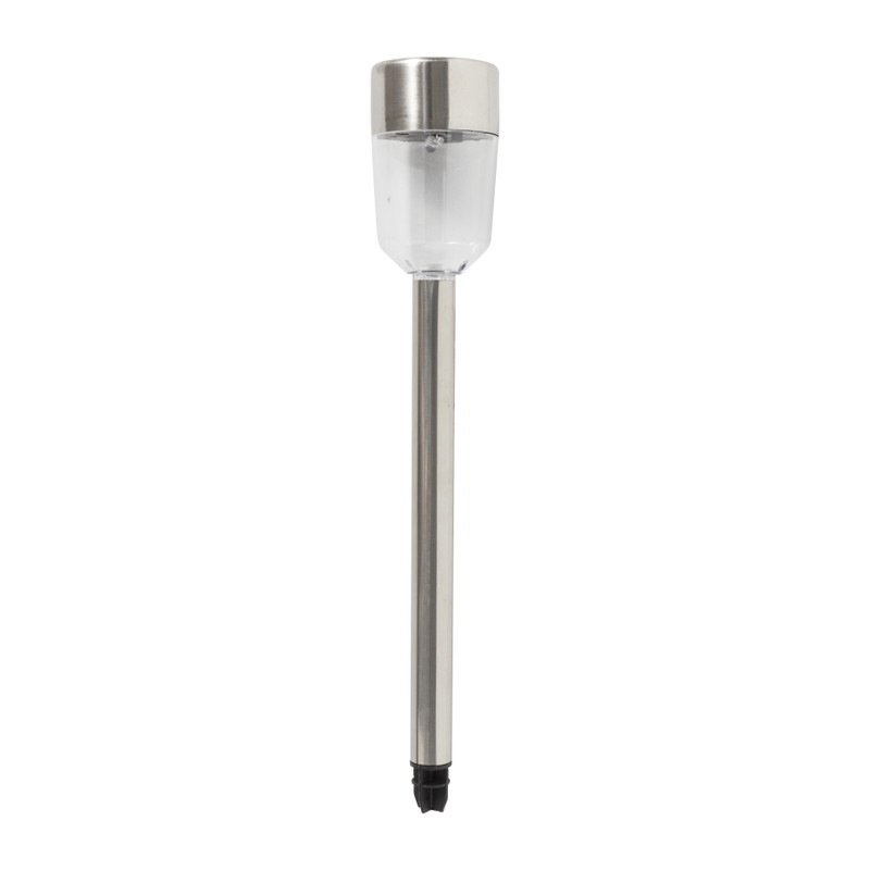 Solar tuinspotje - zilver - 28 cm