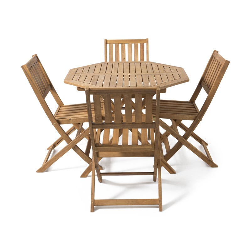 Kreta tuinset met 4 stoelen