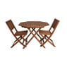 Kreta tuinset met 4 stoelen