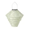 Solar barok lampion ruit - groen -  ø24x28 cm