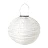 Solar barok lampion rond - wit - ø30 cm