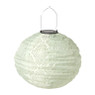 Solar barok lampion rond - groen - ø30 cm