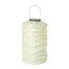 Solar barok lampion cilinder - groen - ø18x33 cm