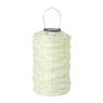 Solar barok lampion cilinder - groen - ø18x33 cm