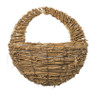 Bloempot aan wand - bruin - 25x14x25 cm