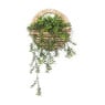 Bloempot aan wand - naturel - 25x14x25 cm