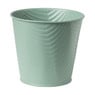 Bloempot patroon maat S - ø12x13 cm - groen