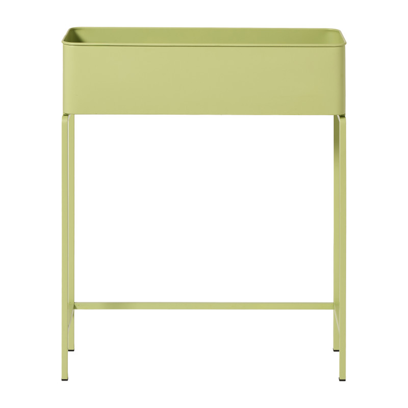 Plantenbak voor balkon breed - groen - 60x71x20 cm