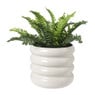 Bloempot bubbles groot - beige - ø19x18 cm