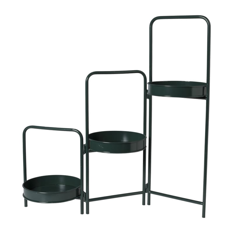 Plantenstandaard Lecce - groen - 67x22x64 cm