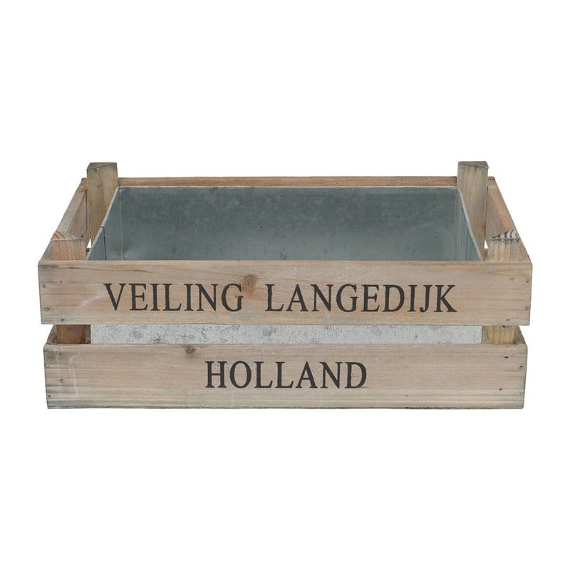 Kistje met zink - 30x20x10 cm