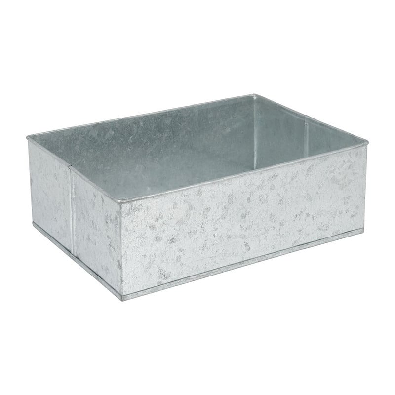 Kistje met zink - 30x20x10 cm