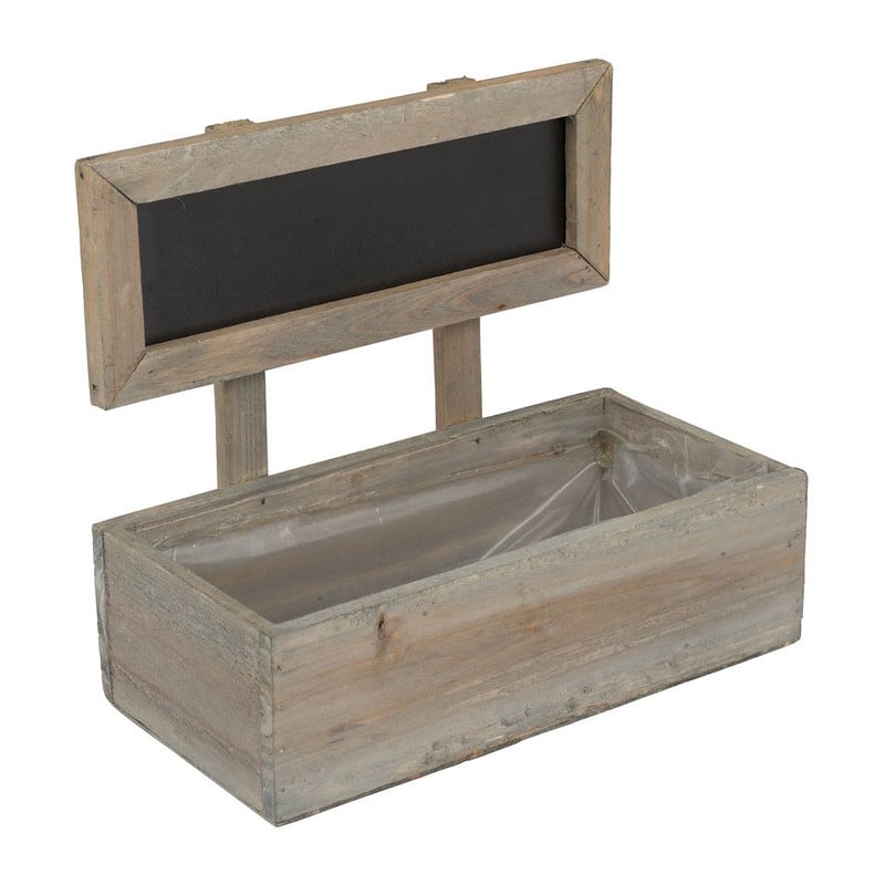 Plantenbakje met schoolbord - 24x12 cm