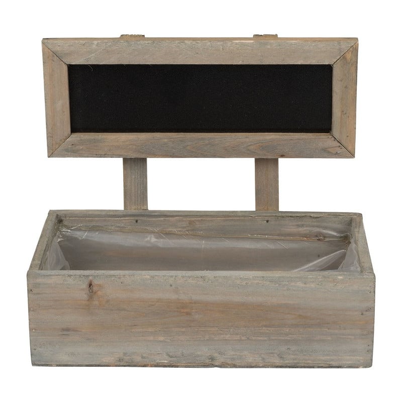 Plantenbakje met schoolbord - 24x12 cm