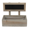 Plantenbakje met schoolbord - 24x12 cm