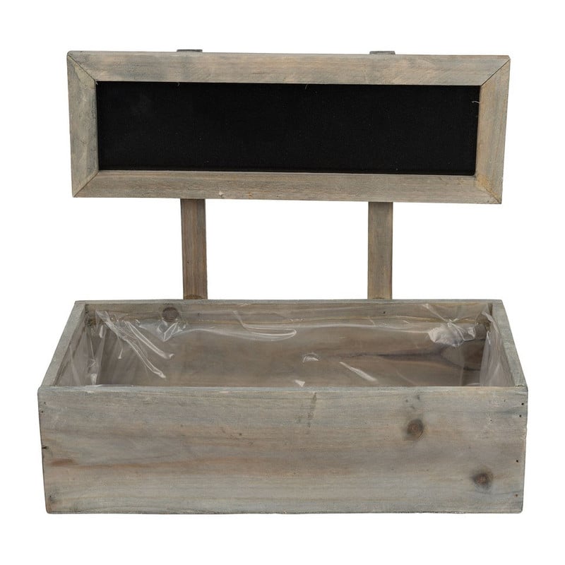 Plantenbakje met schoolbord - 30x16 cm 