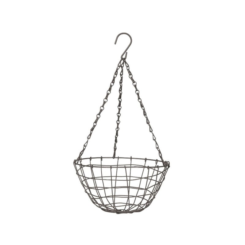 Hangbloempot metaaldraad - 27x15 cm